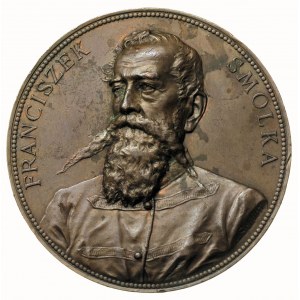 Franciszek Smolka -medal autorstwa A. Scharfa wybity w ...