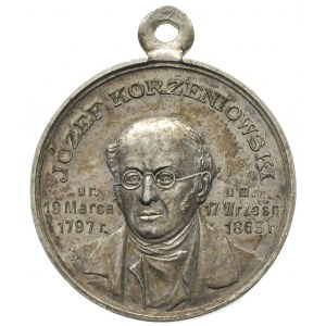 Józef Korzeniowski, -medal z uszkiem sygnowany JM, 1897...