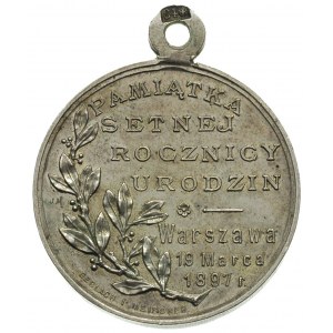 Józef Korzeniowski, -medal z uszkiem sygnowany JM, 1897...