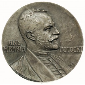 medal sygnowany JR (Jan Raszka) wybity na pamiątkę śmie...