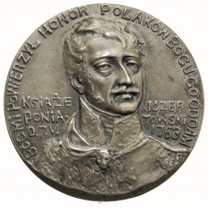 setna rocznica śmierci Józefa Poniatowskiego -medal aut...