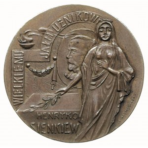 Śmierć Henryka Sienkiewicza -medal sygnowany W.WIŚNIEWS...