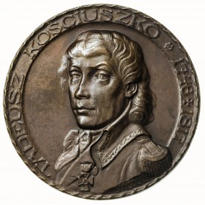 Tadeusz Kościuszko -medal autorstwa Jana Wysockiego wyb...