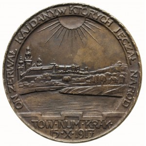 Tadeusz Kościuszko -medal autorstwa Jana Wysockiego wyb...