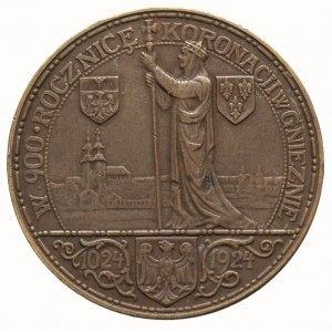 medal na 900 Rocznicę Koronacji Bolesława Chrobrego aut...