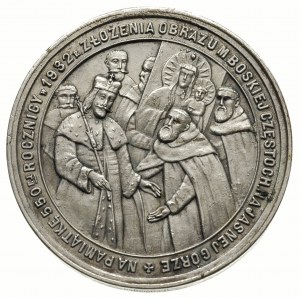 Obraz Matki Boskiej Częstochowskiej -medal rocznicowy 1...