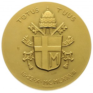medal sygn. R. VISTOLI na inaugurację pontyfikatu Jana ...
