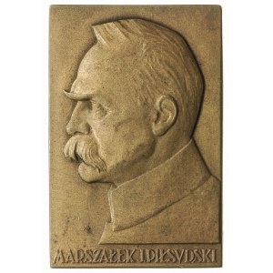 Marszałek Józef Piłsudski i Stefan Żeromski -plakiety M...