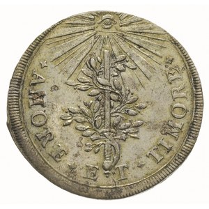 żeton 1687, wybity z okazji koronacji Józefa I Habsburg...
