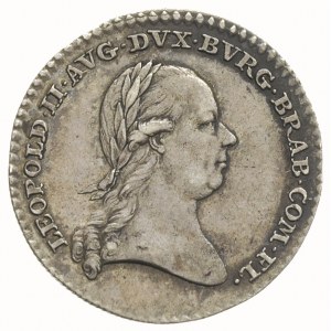 żeton 1791, wybity z okazji inauguracji rządów Leopolda...