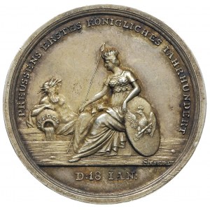 Fryderyk Wilhelm III, medal sygnowany STIERLE wybity w ...