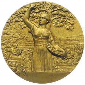 Wilhelm II, medal z wystawy ogrodniczej w Poznaniu 1907...