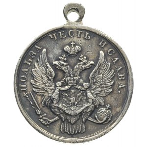 medal za zdobycie Warszawy w 1831 roku, srebro 9.29 g, ...