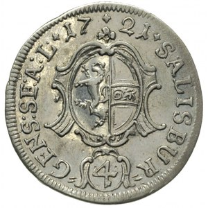 Franciszek Antoni von Harrach 1709-1727, 4 krajcary 172...