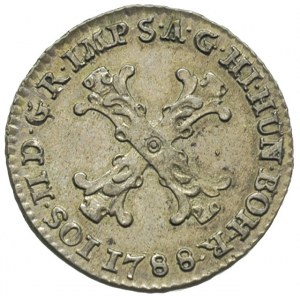 Józef II 1765-1790, 10 liardów 1788, Bruksela, srebro 2...