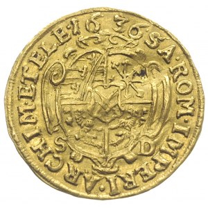 Jan Jerzy I 1615-1656, dukat 1636, złoto 3.44 g, Fr. 26...