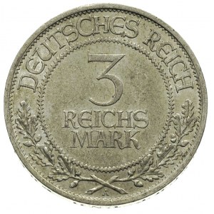3 marki 1926 / A, Berlin, 700-lecie Wolnego Miasta Lube...