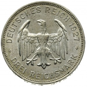 3 marki 1927 / A, Berlin, 450-lecie Uniwersytetu w Tübi...