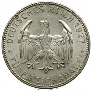 5 marek 1927 / F, Stuttgart, 450-lecie Uniwersytetu w T...