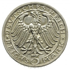 3 marki 1928 / A, Berlin, 900-lecie Naumburga, J.333