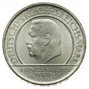3 marki 1929 / A, Berlin, 10-lecie Przysięgi Weimarskie...