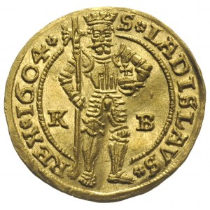 Rudolf II 1576-1608, dukat 1604 / K-B, Krzemnica, złoto...