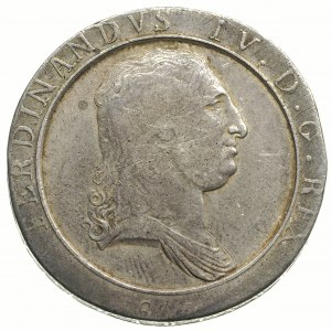 Ferdynand IV 1759-1816, 120 grana (piastra) 1805 / L-D,...