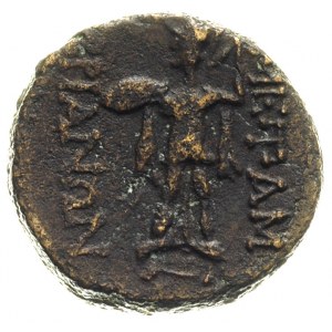 Tracja, Mesambria, brąz 350-250 pne, Aw: Głowa Ateny w ...