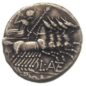 L. Antestius Gragulus 136 pne, denar, Rzym, Aw: Głowa R...