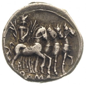 Q. Caecilius Metellus 130 pne, denar, Rzym, Aw: Głowa R...