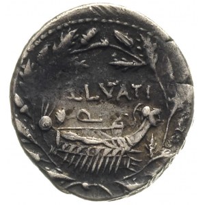 Q. Lutatius  Cerco Q. 109/108 pne, denar, Rzym, Aw: Gło...