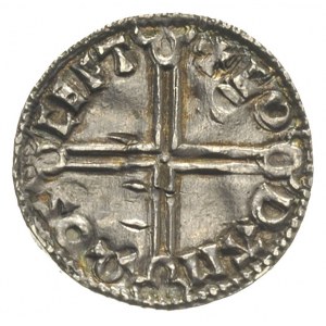 Aethelred II 978-1016, denar typu long cross, Shaftesbu...