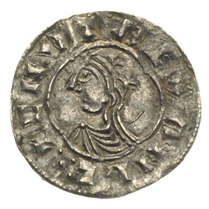 Knut 1016-1035, denar typu quatrefoil ok. 1017-1023, Lo...