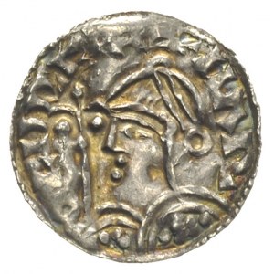 Harold I 1035-1040 denar typu fleur-de-lis, Aw: Popiers...