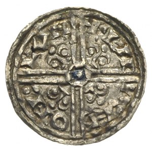 Harold I 1035-1040, denar typu fleur-de-lis, Londyn, mi...