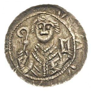 Władysław Wygnaniec 1138-1146, denar, Aw: Książe z miec...