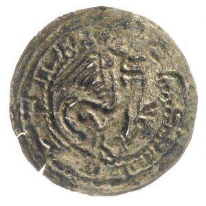 Mieszko III 1173-1202 lub synowie, brakteat, Gryf zwróc...