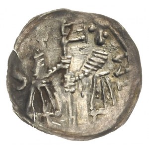 Śląsk, Bolesław I Wysoki 1163-1201, denar, Aw: Krzyż dw...