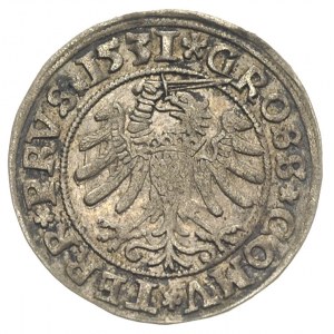 grosz 1531, Toruń, patyna