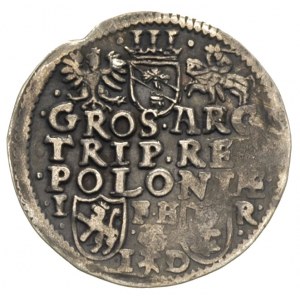trojak 1596, Poznań, data na awersie, Iger P.96.3.a (R1...