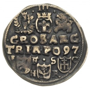 trojak 1597, Bydgoszcz, Iger B.97.2.a, ciemna patyna