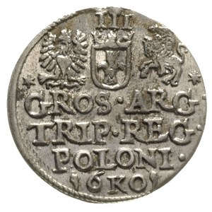 trojak 1601, Kraków, popiersie króla w prawo, Iger K.01...
