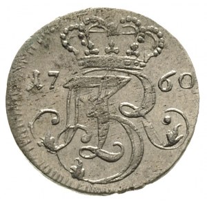 trojak 1760, Gdańsk, Iger G.60.1.a (R),ładnie zachowany