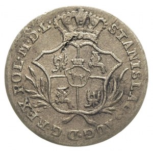 2 grosze srebrne (półzłotek) 1770, Warszaw, Plage 252, ...
