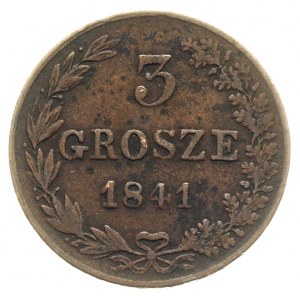 3 grosze 1841, Warszawa, Iger KK.41.1.a (R2), 196, Bitk...