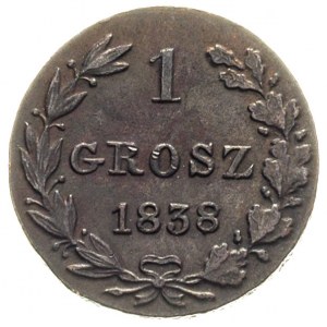 grosz 1838, Warszawa, święty Jerzy bez płaszcza, Plage ...