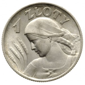 1 złoty 1925, Londyn, Parchimowicz 107.b, piękny egzemp...