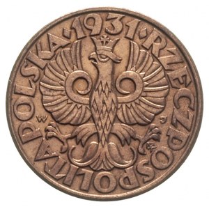 5 groszy 1931, Warszawa, Parchimowicz 103.c, piękne i r...