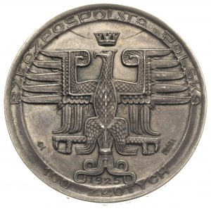 100 złotych 1925, Mikołaj Kopernik, srebro 24.43 g, Par...