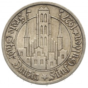 5 guldenów 1927, Berlin, Kościół Marii Panny, Parchimow...